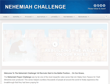 Tablet Screenshot of nehemiahprayerchallenge.com